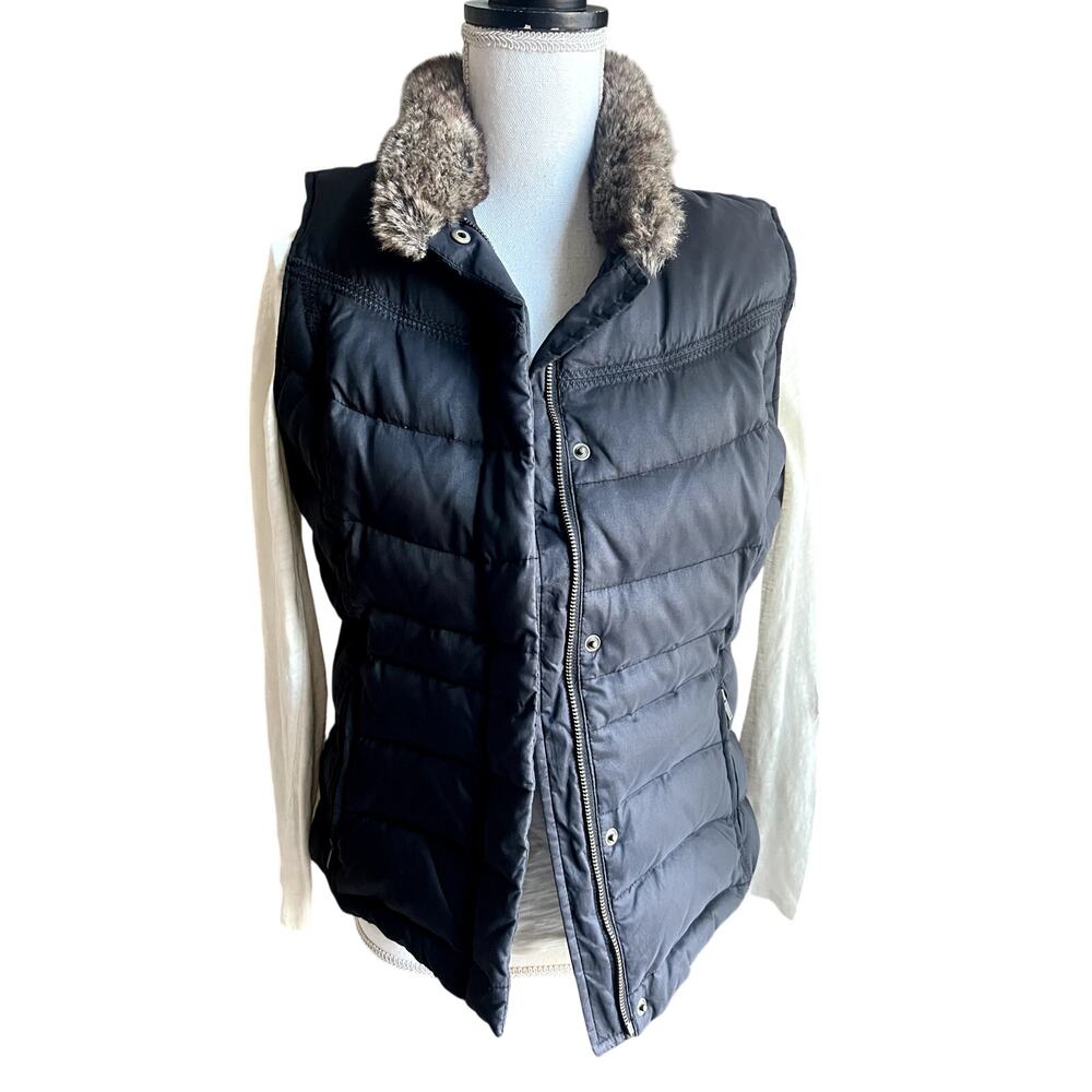 Eddie Bauer down goose down puffer vest jacket size S